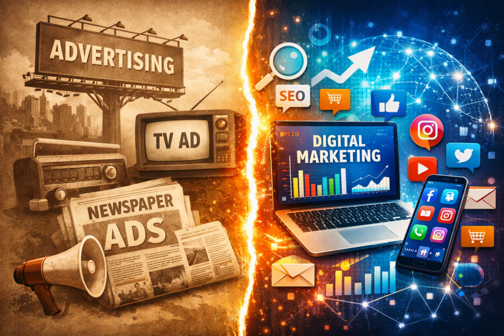 Is Traditional Marketing Dead? The Rise of Digital Marketing.